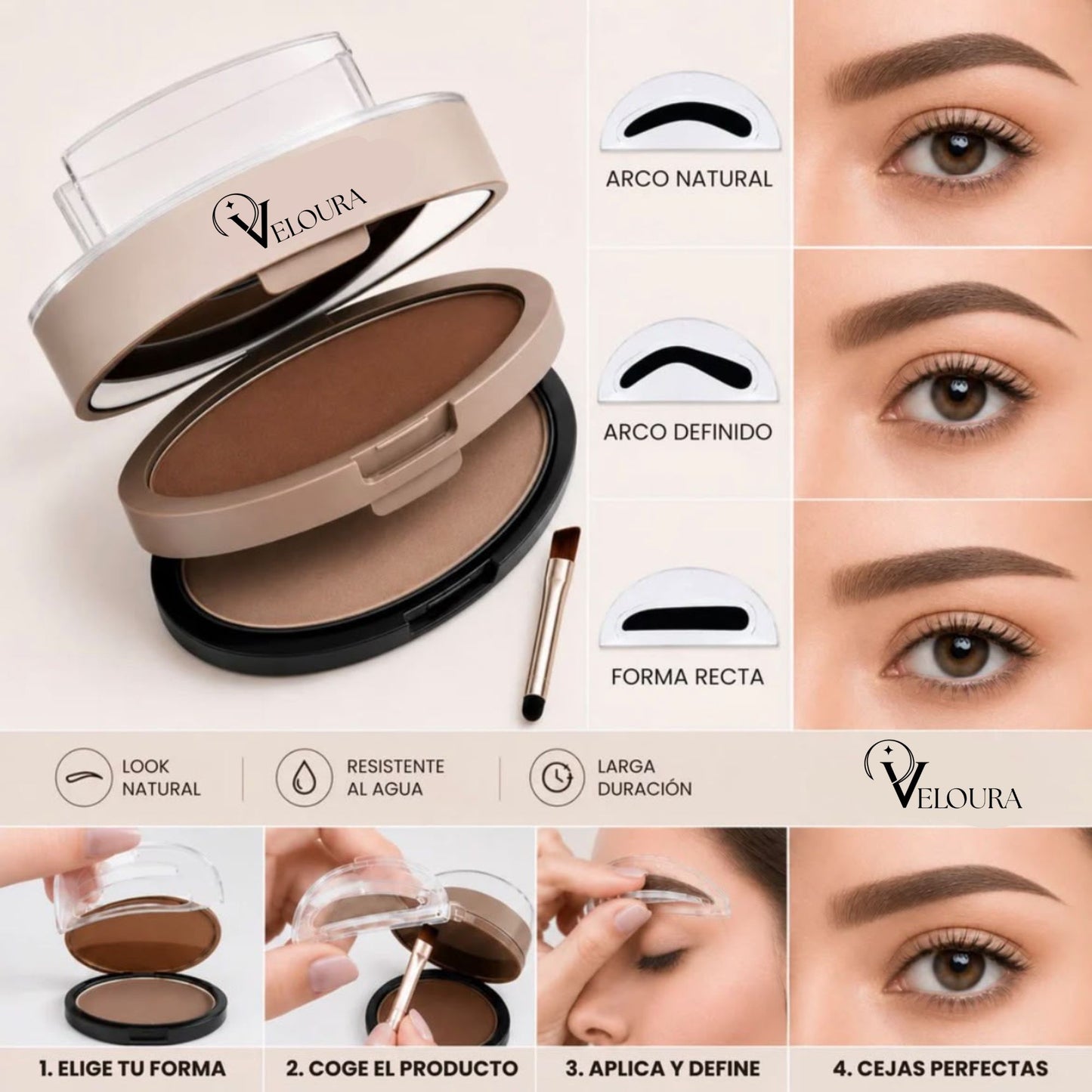 Veloura™ | Cejas perfectas y simétricas en 5 segundos